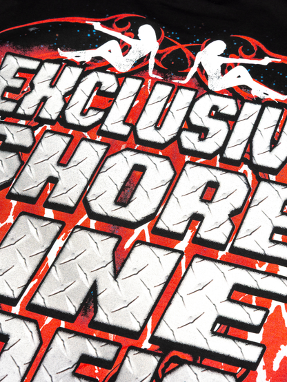 CAP CITY X SHORELINE MAFIA BLACK/RED MEMBERS ONLY TEE - UNISEX