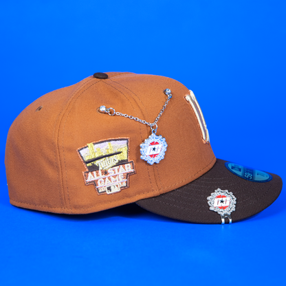 NEW ERA 59FIFTY RUST/ WALNUT MINNESOTA TWINS W/ ALL STAR GAME SIDE PATCH
