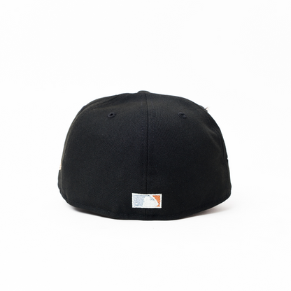 NEW ERA EXCLUSIVE 59FIFTY BLACK DETROIT TIGERS W/ 1945 WORLD SERIES SIDE PATCH