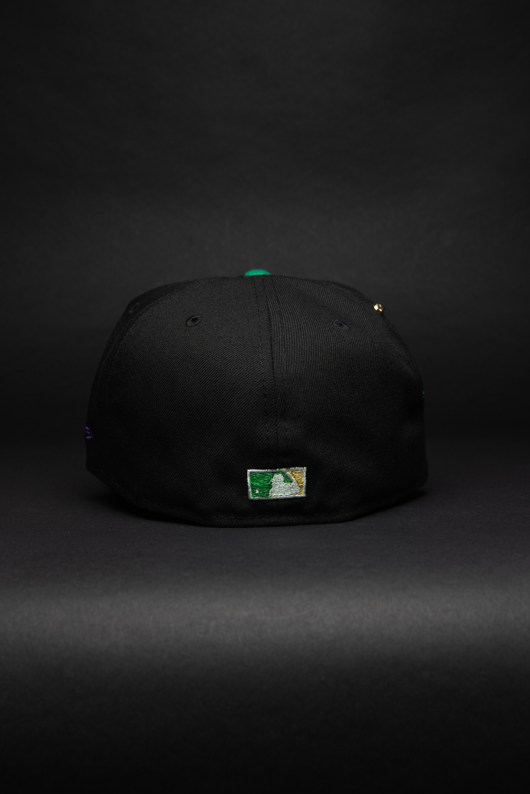 NEW ERA EXCLUSIVE 59FIFTY BLACK/PURPLE ATLANTA BRAVES W/ 2000 ALL STAR GAME SIDE PATCH