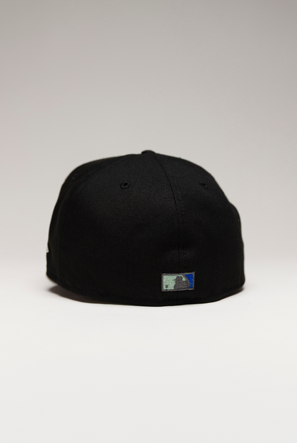 NEW ERA EXCLUSIVE 59FIFTY BLACK SAN DIEGO PADRES W/ ALL STAR GAME SIDE PATCH