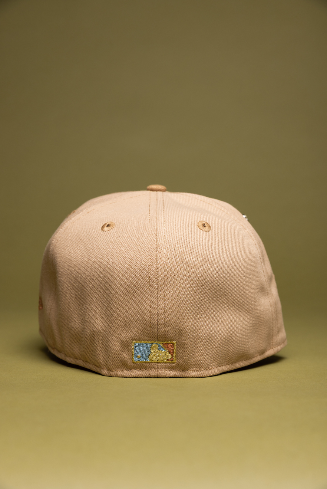 NEW ERA EXCLUSIVE 59FIFTY BEIGE LOS ANGELES DODGERS W/ EMBROIDERY + 40TH ANNIVERSARY SIDE PATCH