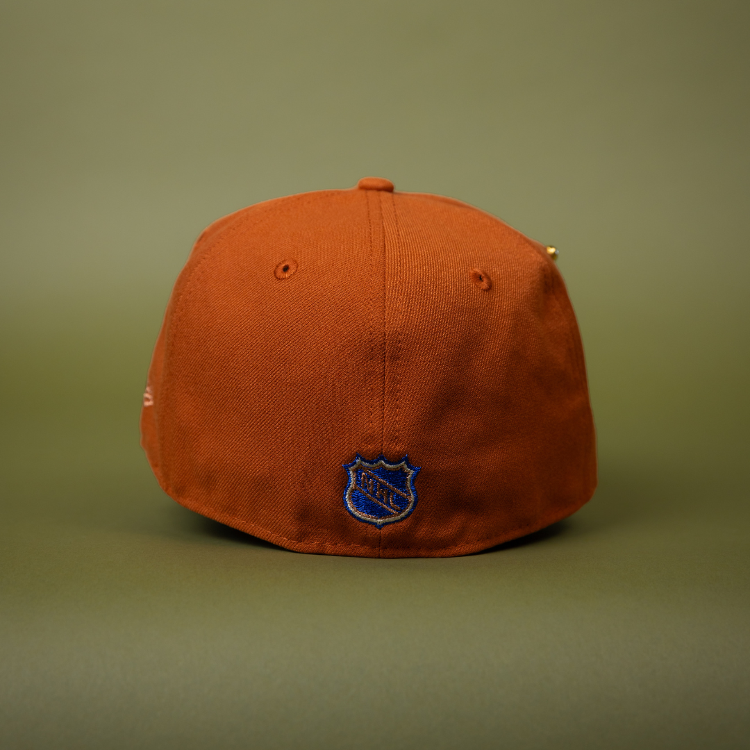 NEW ERA EXCLUSIVE 59FIFTY RUST LOS ANGELES KINGS W/ STANELY CUP CHAMPIONS SIDE PATCH