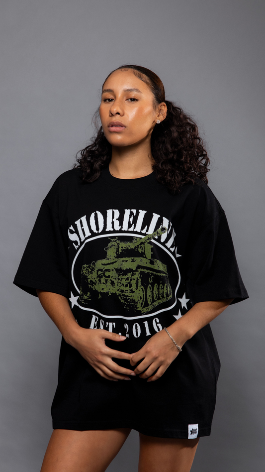CAP CITY X SHORELINE MAFIA BLACK TANK TEE - UNISEX