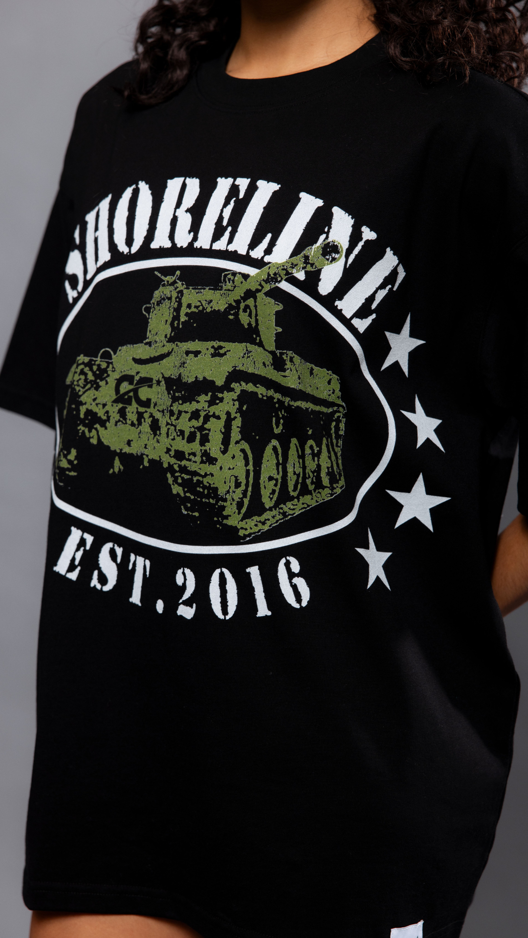CAP CITY X SHORELINE MAFIA BLACK TANK TEE - UNISEX