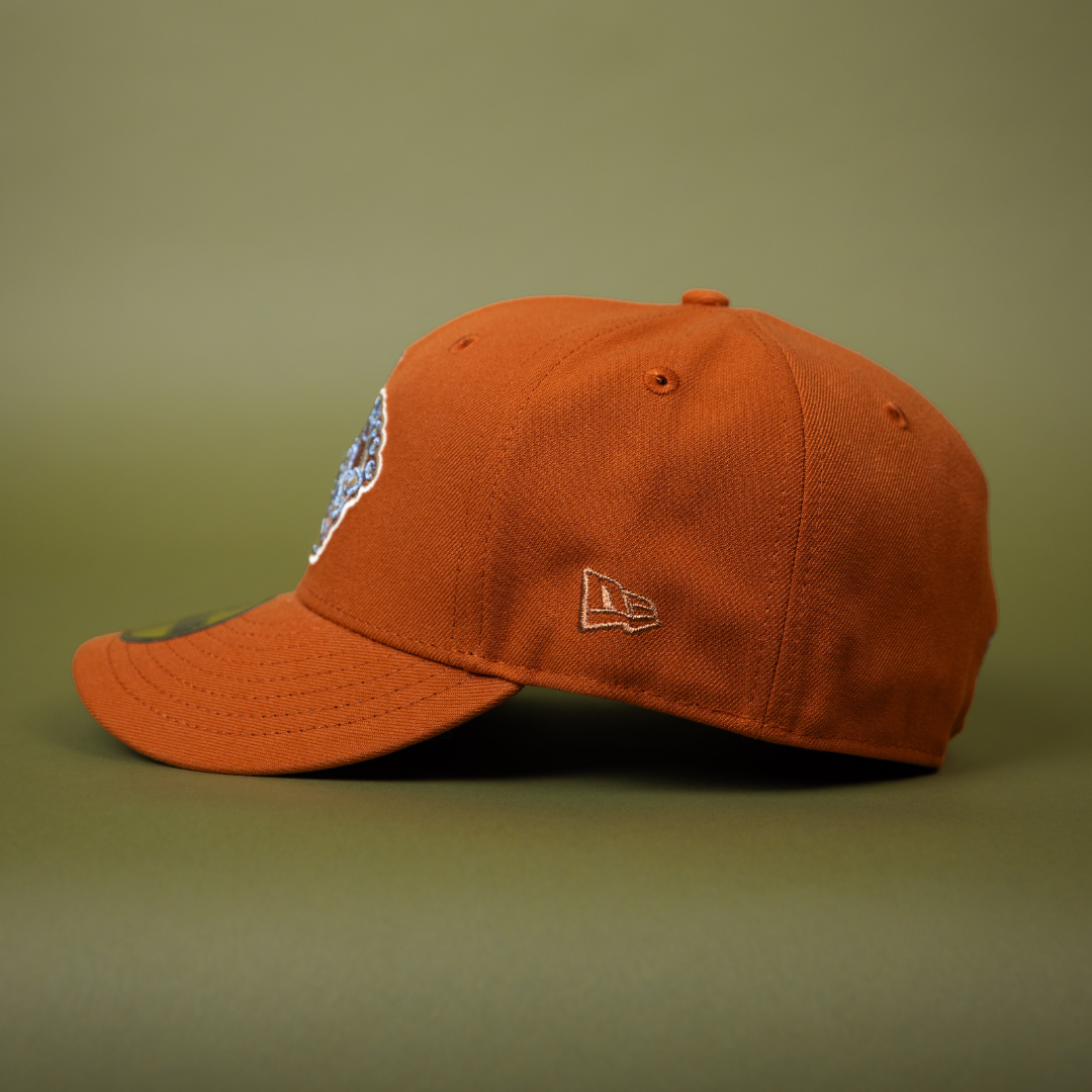 NEW ERA EXCLUSIVE 59FIFTY RUST LOS ANGELES KINGS W/ STANELY CUP CHAMPIONS SIDE PATCH