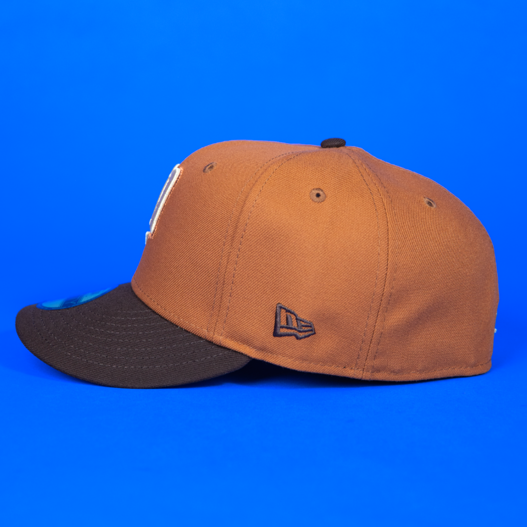 NEW ERA 59FIFTY RUST/ WALNUT MINNESOTA TWINS W/ ALL STAR GAME SIDE PATCH