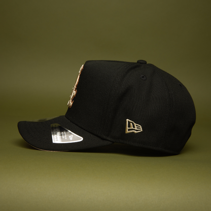 NEW ERA 9FIFTY A-FRAME BLACK CHICAGO WHITE SOX SNAPBACK W/ 2005 WORLD SERIES SIDE PATCH