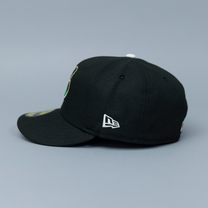NEW ERA EXCLUSIVE 59FIFTY BLACK MONTREAL EXPOS W/ 1982 ALL STAR GAME SIDE PATCH