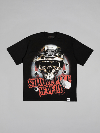 CAP CITY X SHORELINE MAFIA BLACK "LOS ANGELES EXCLUSIVE" TEE - UNISEX