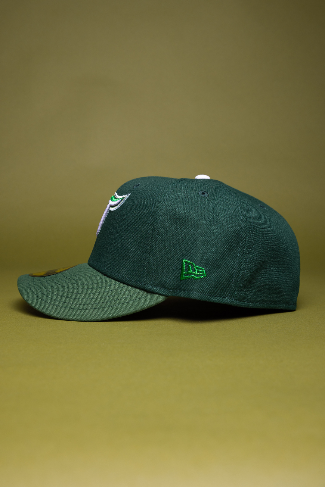 NEW ERA EXCLUSIVE 59FIFTY EMERALD GREEN TORONTO BLUE JAYS W/ 30TH SEASON SIDE PATCH
