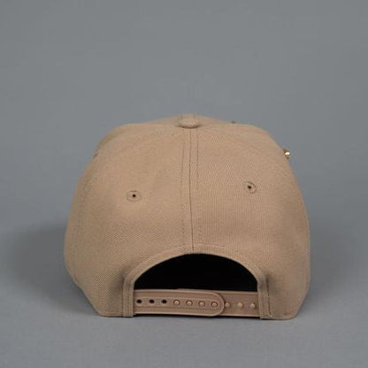 NEW ERA EXCLUSIVE 9FIFTY LIGHT KHAKI UPSIDE DOWN LOS ANGELES DODGERS SNAPBACK