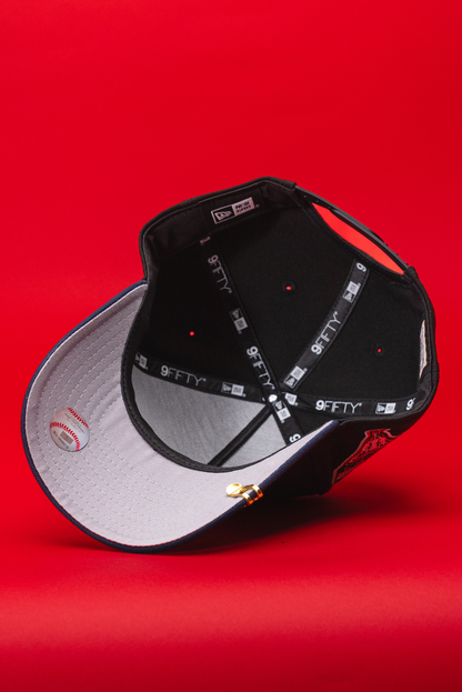 NEW ERA 9FIFTY A-FRAME BLACK/NAVY ARIZONA DIAMONDBACKS SNAPBACK W/ 1998 INAUGURAL SEASON SIDE PATCH