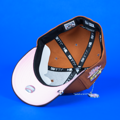 NEW ERA 59FIFTY RUST/ WALNUT MINNESOTA TWINS W/ ALL STAR GAME SIDE PATCH