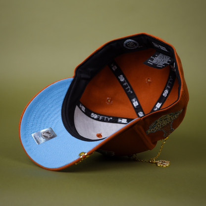 NEW ERA EXCLUSIVE 59FIFTY RUST LOS ANGELES KINGS W/ STANELY CUP CHAMPIONS SIDE PATCH