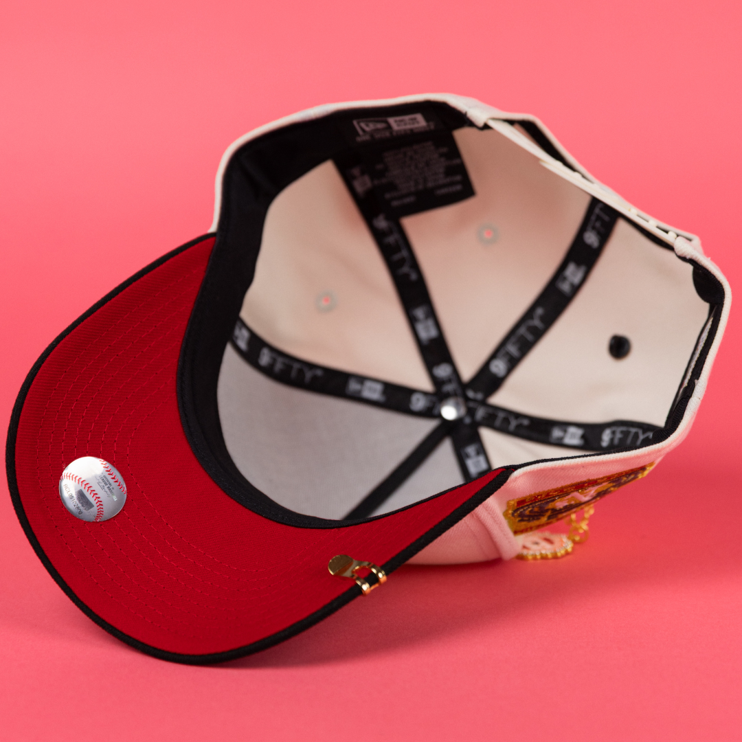 NEW ERA 9FIFTY A-FRAME CHROME/ BLACK OAKLAND A'S W/ COLISEUM SIDE PATCH