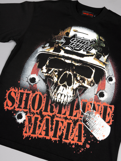 CAP CITY X SHORELINE MAFIA BLACK "LOS ANGELES EXCLUSIVE" TEE - UNISEX