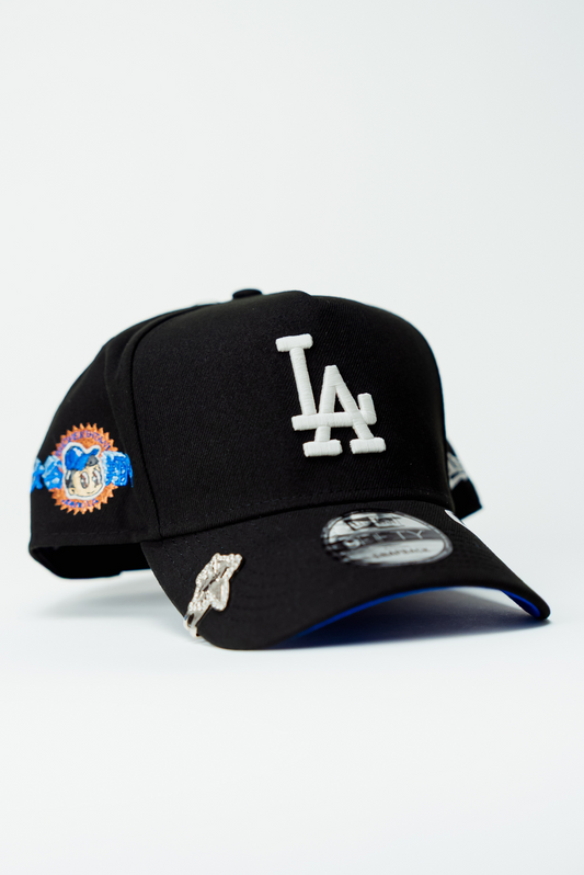 NEW ERA 9FIFTY A-FRAME BLACK LOS ANGELES DODGERS SNAPBACK W/ SHOHEI OHTANI SIDE PATCH