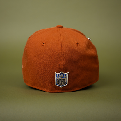 NEW ERA EXCLUSIVE 59FIFTY RUST LAS VEGAS RAIDERS W/ PRO BOWL SIDE PATCH
