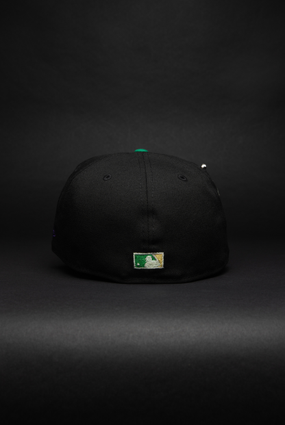NEW ERA EXCLUSIVE 59FIFTY BLACK/ PURPLE ARIZONA DIAMONDBACKS W/ 1998 INAUGURAL SEASON SIDE PATCH