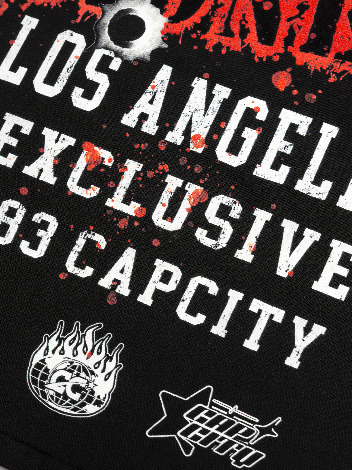 CAP CITY X SHORELINE MAFIA BLACK "LOS ANGELES EXCLUSIVE" TEE - UNISEX