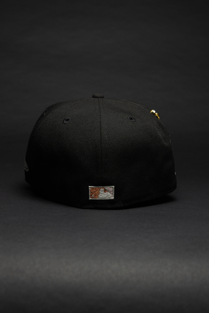 NEW ERA EXCLUSIVE 59FIFTY BLACK SAN FRANCISCO GIANTS W/ CANDLESTICK PARK SIDE PATCH