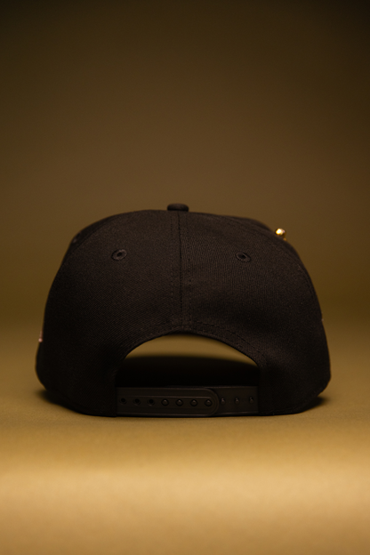 NEW ERA EXCLUSIVE 9FIFTY BLACKED OUT ANAHEIM ANGELS SNAPBACK W/ ALL STAR GAME SIDE PATCH