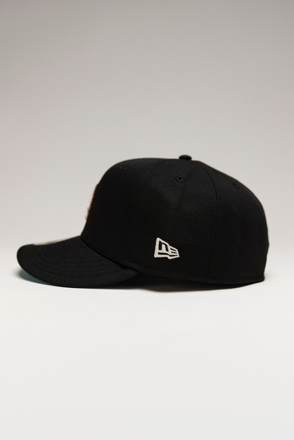 NEW ERA EXCLUSIVE 59FIFTY BLACK SAN DIEGO PADRES W/ ALL STAR GAME SIDE PATCH