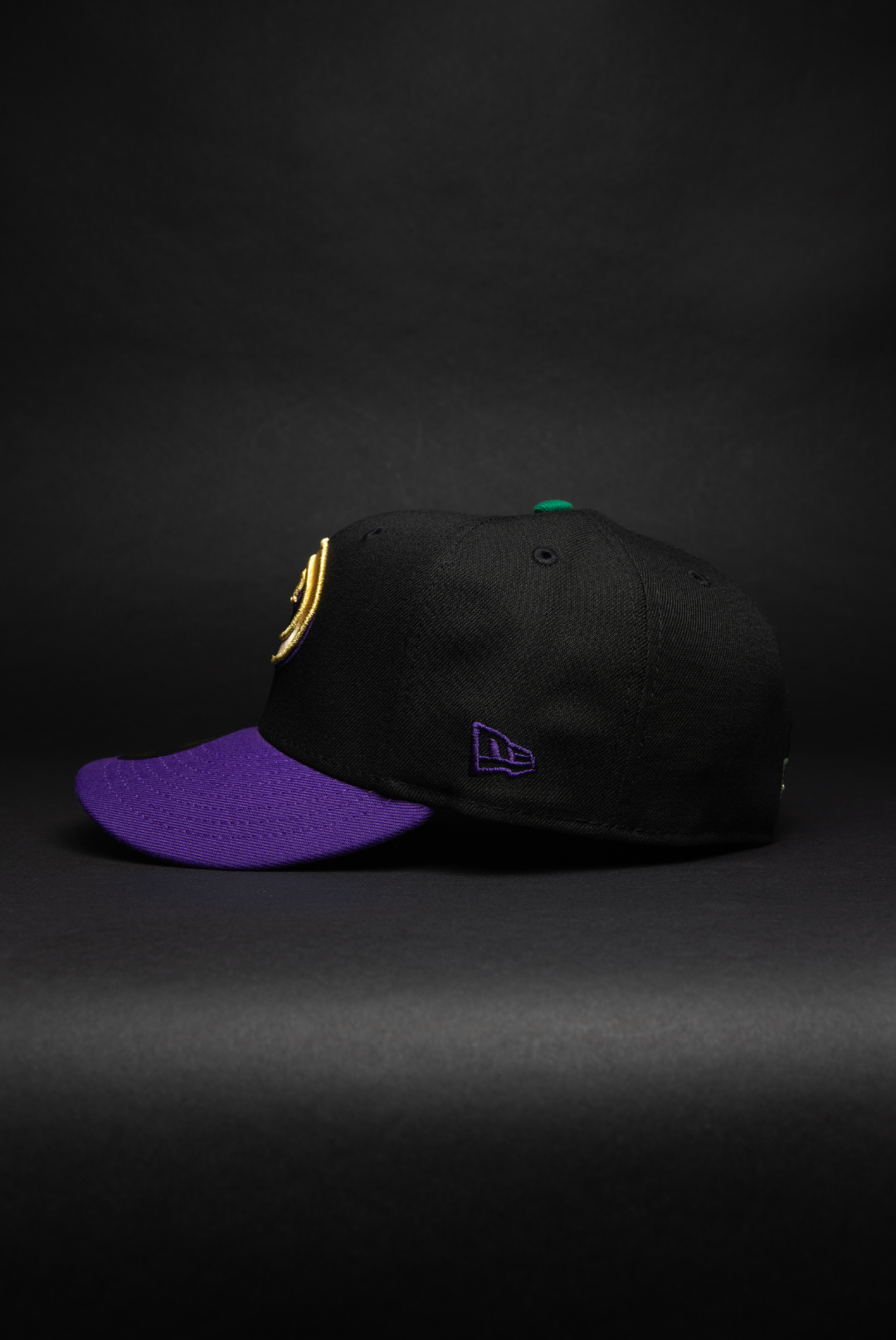 NEW ERA EXCLUSIVE 59FIFTY BLACK/ PURPLE ARIZONA DIAMONDBACKS W/ 1998 INAUGURAL SEASON SIDE PATCH