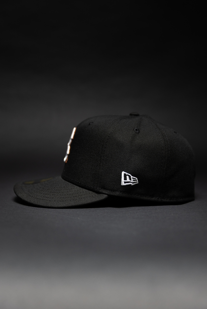 NEW ERA EXCLUSIVE 59FIFTY BLACK BOSTON RED SOX W/ ALL STAR GAME SIDE PATCH