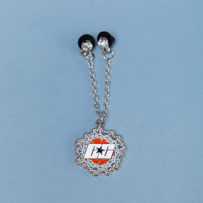 *NEW SILVER "CAP CITY" CROWN OF THORNS CHAIN W/ RHINESTONES VERY LIMITED
