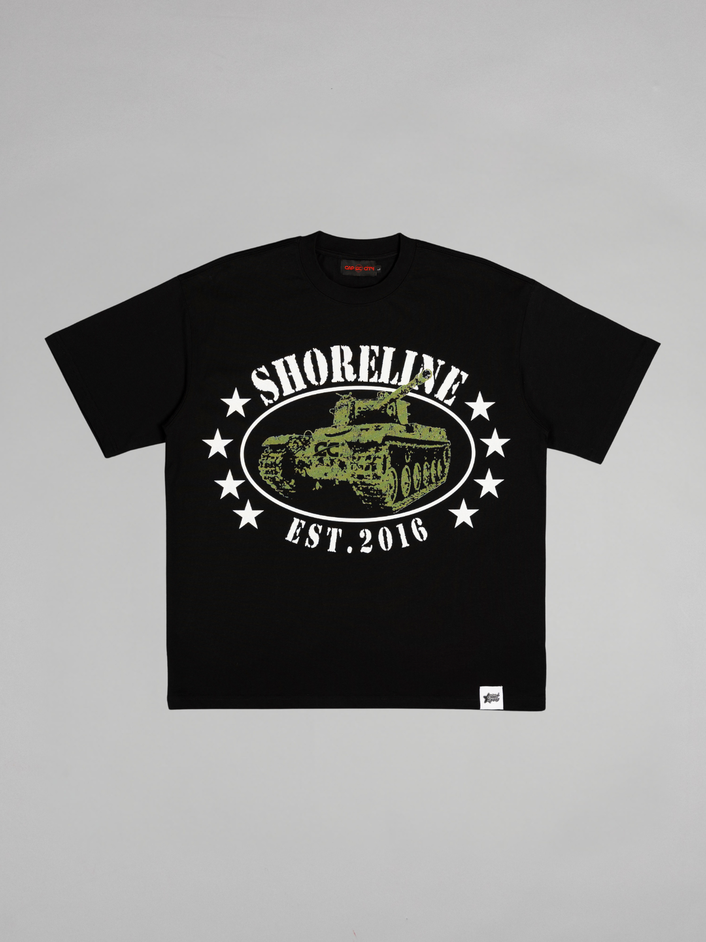 CAP CITY X SHORELINE MAFIA BLACK TANK TEE - UNISEX