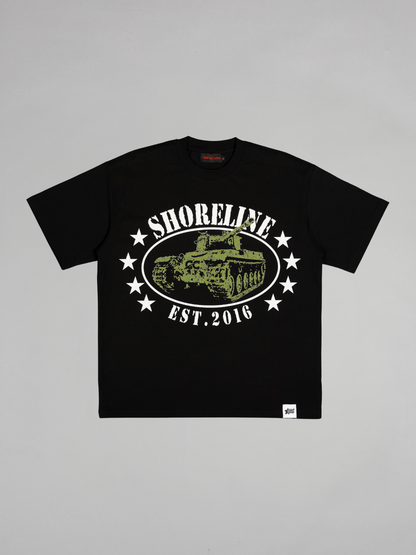CAP CITY X SHORELINE MAFIA BLACK TANK TEE - UNISEX