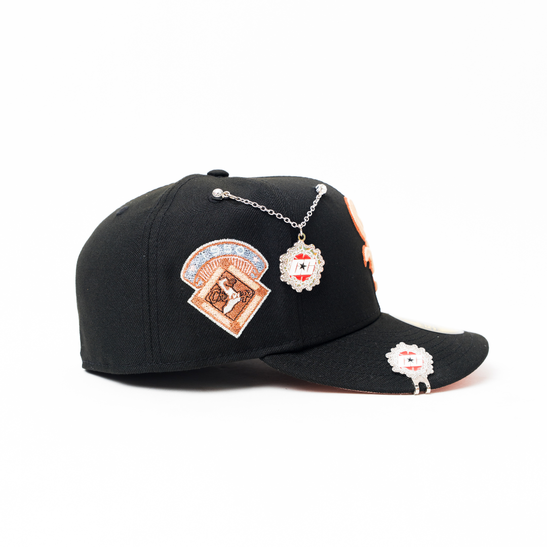 NEW ERA EXCLUSIVE 59FIFTY BLACK CHICAGO WHITE SOX W 1950 SIDE PATCH