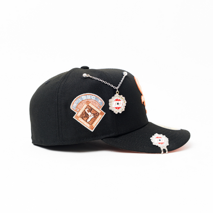 NEW ERA EXCLUSIVE 59FIFTY BLACK CHICAGO WHITE SOX W 1950 SIDE PATCH