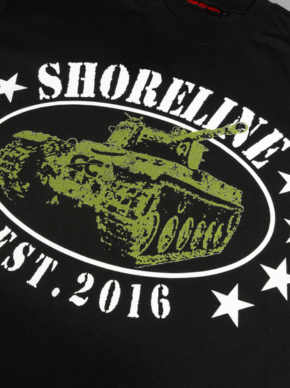 CAP CITY X SHORELINE MAFIA BLACK TANK TEE - UNISEX