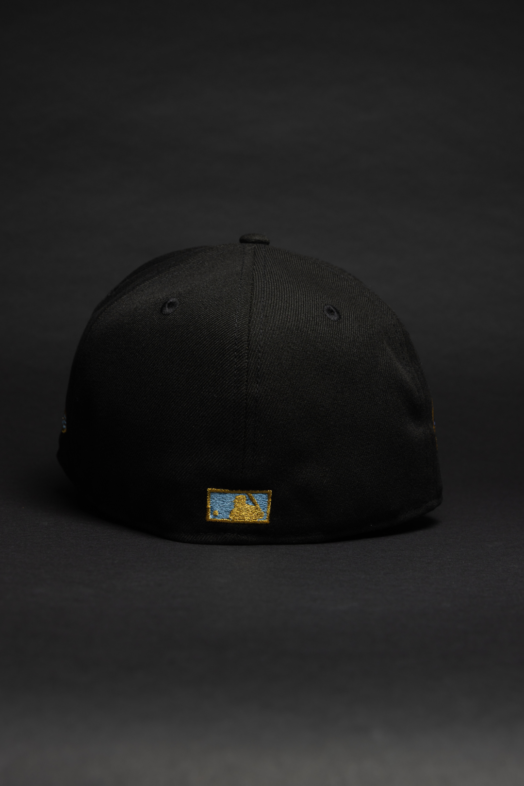 NEW ERA EXCLUSIVE 59FIFTY BLACK LOS ANGELES DODGERS W/ HEART + 50TH ANNIVERSARY SIDE PATCH