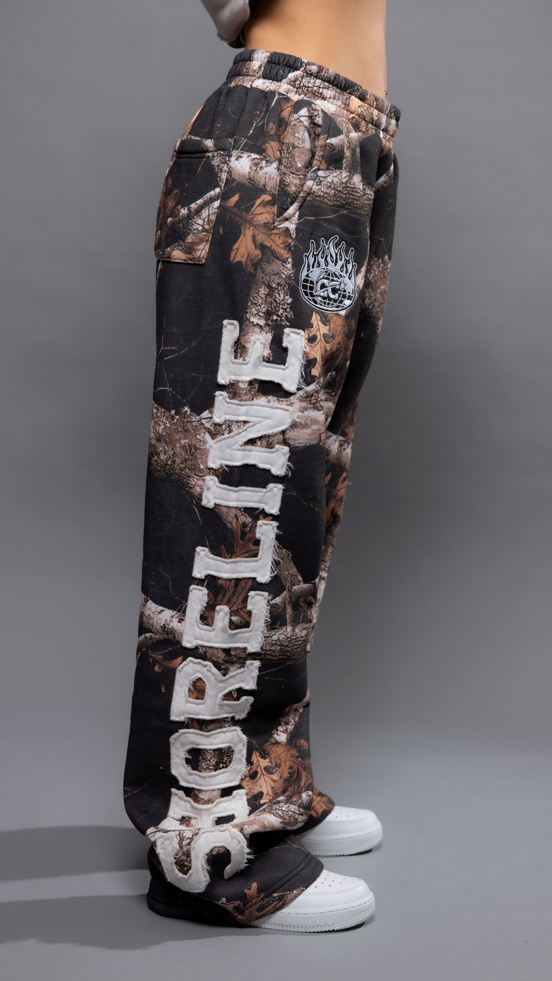 CAP CITY X SHORELINE MAFIA BLACK CAMO PANTS -UNISEX