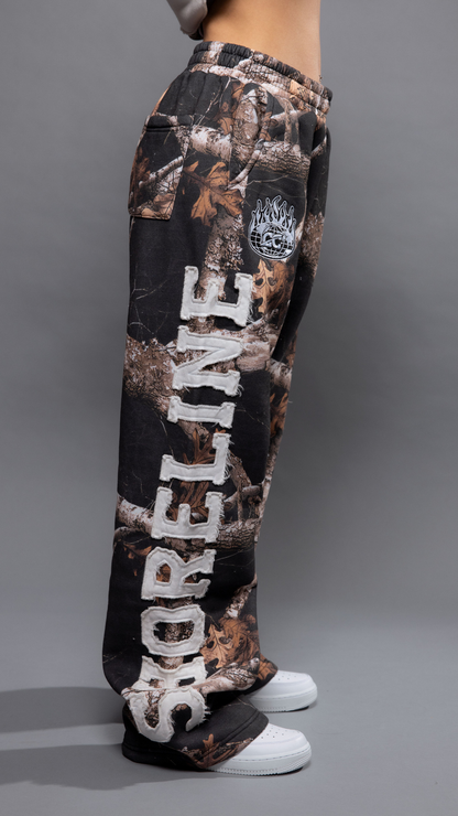 CAP CITY X SHORELINE MAFIA BLACK CAMO PANTS -UNISEX