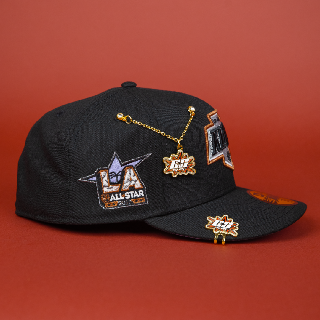NEW ERA EXCLUSIVE 59FIFTY BLACK LOS ANGELES KINGS W/ ALL STAR GAME SIDE PATCH