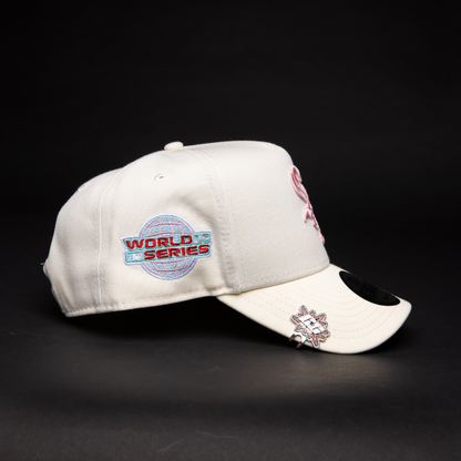 NEW ERA 9FIFTY A-FRAME WHITE CHICAGO WHITE SOX SNAPBACK W/ 2005 WORLD SEREIS SIDE PATCH
