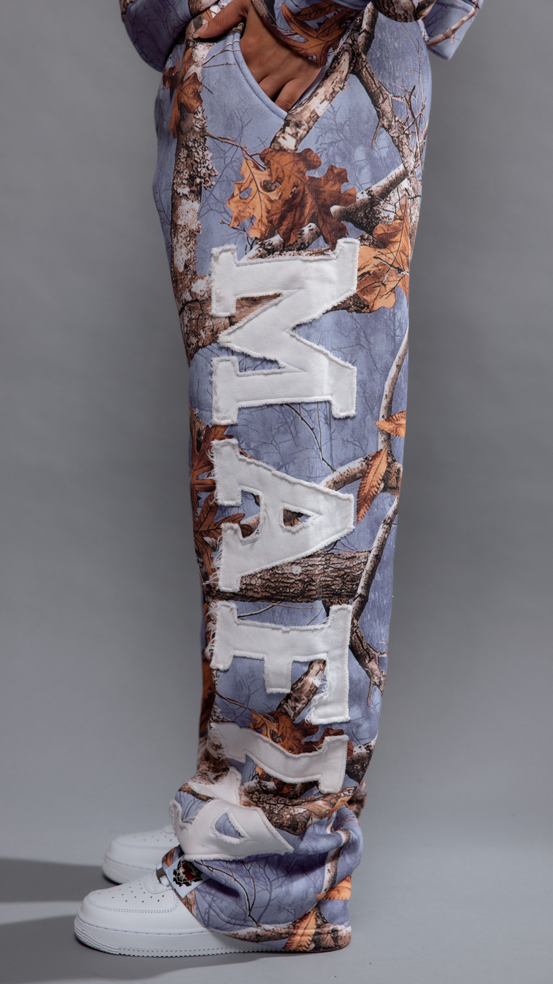 CAP CITY X SHORELINE MAFIA LAVENDER CAMO PANTS -UNISEX