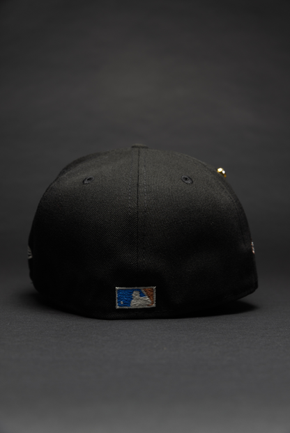 NEW ERA EXCLUSIVE 59FIFTY BLACK SAN FRANCISCO GIANTS W/ "TELL IT GOODBYE" SIDE PATCH