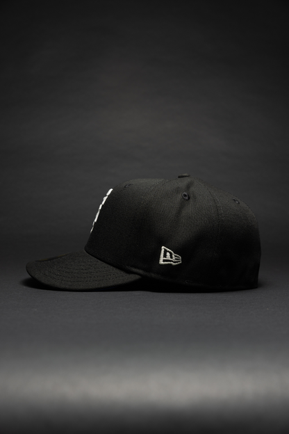 NEW ERA EXCLUSIVE 59FIFTY BLACK SAN FRANCISCO GIANTS W/ "TELL IT GOODBYE" SIDE PATCH