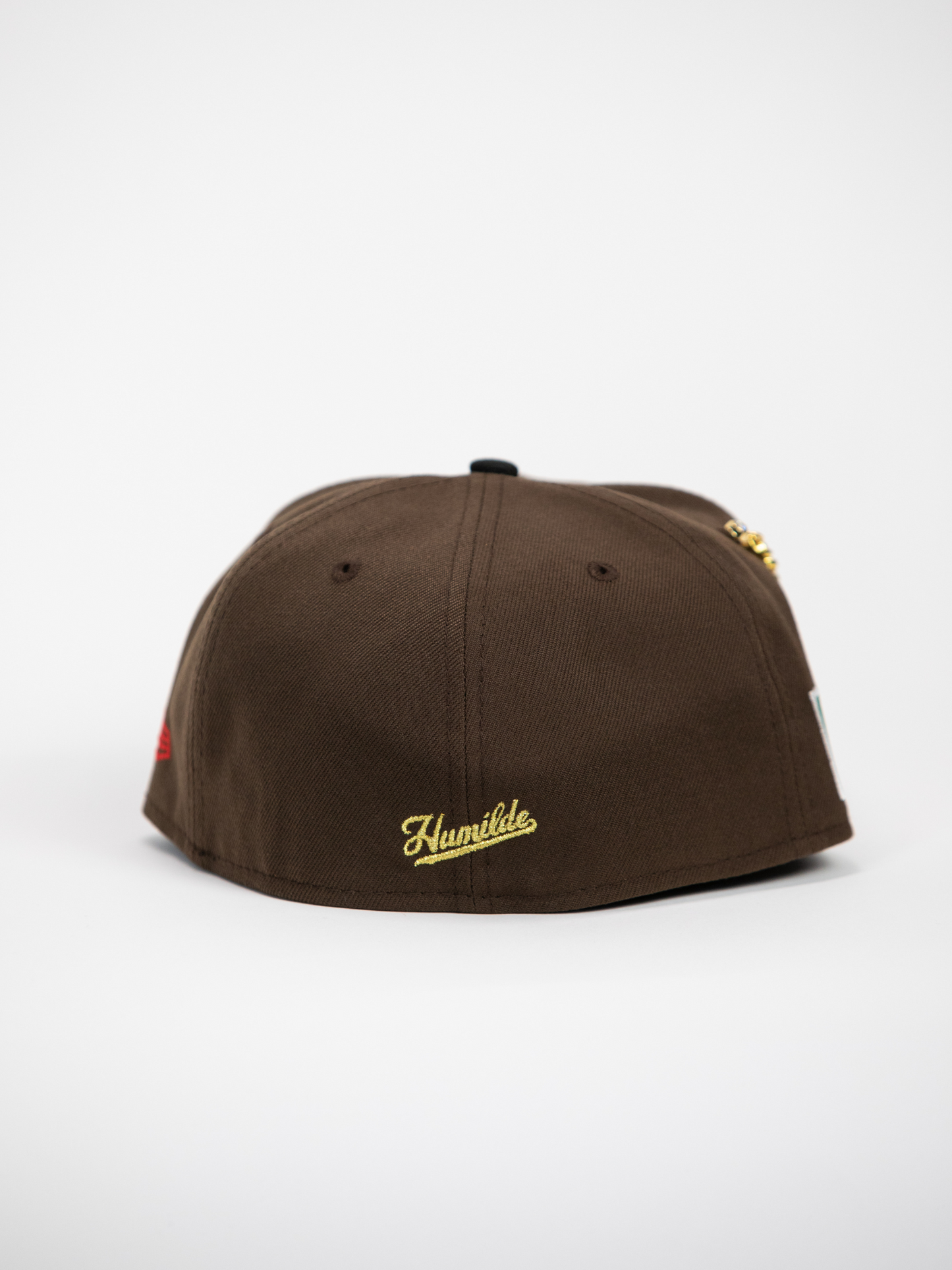 NEW* "RANCHO HUMILDE x NEW ERA x CAP CITY" BROWN/BLACK 59FIFTY FITTED W/ MEXICAN FLAG & PINK UV *FREE ACCESSORY INCLUDED