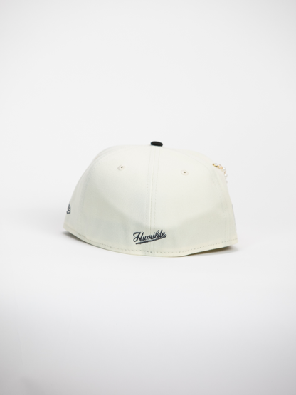 NEW* "RANCHO HUMILDE x NEW ERA x CAP CITY" WHITE/BLACK 59FIFTY FITTED W/ MEXICAN FLAG & GREEN UV *FREE ACCESSORY INCLUDED