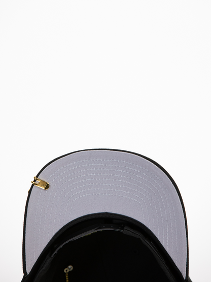 NEW* "RANCHO HUMILDE x NEW ERA x CAP CITY" BLACK 9FIFTY A-FRAME W/ PRAYING HANDS & GREY UV *FREE ACCESSORY INCLUDED