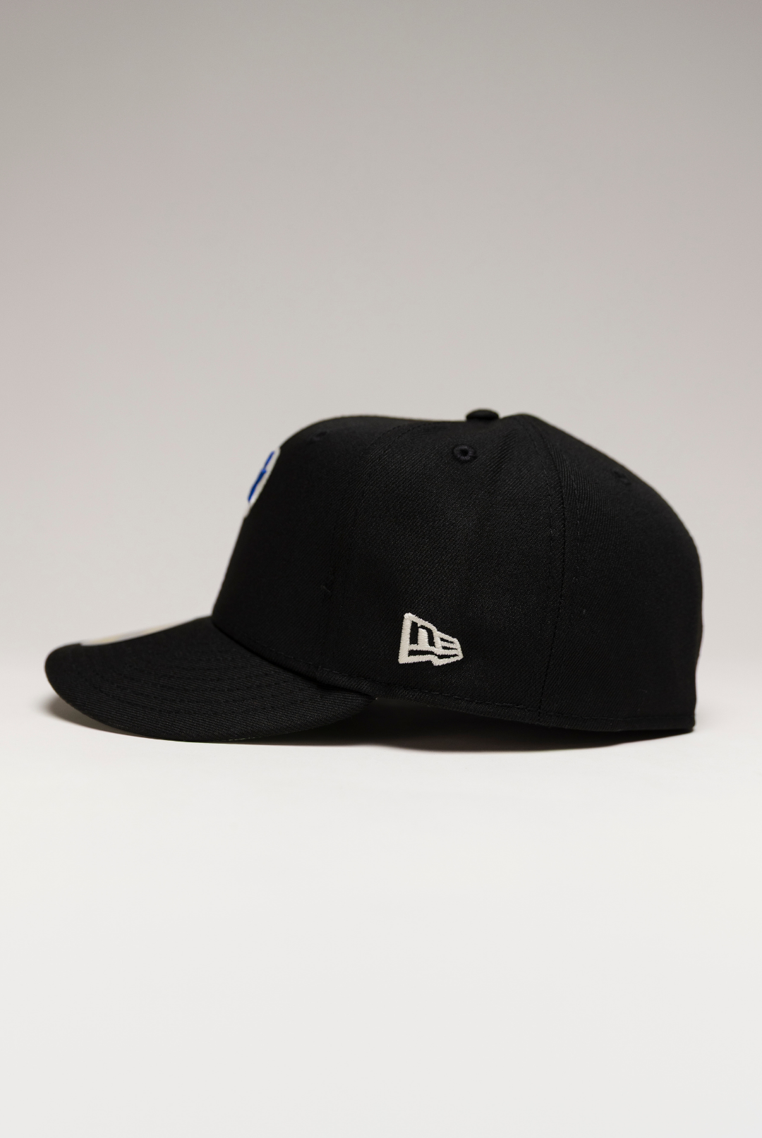 NEW ERA EXCLUSIVE 59FIFTY BLACK PHILADELPHIA PHILLIES W/ 100TH ANNIVERSARY SIDE PATCH