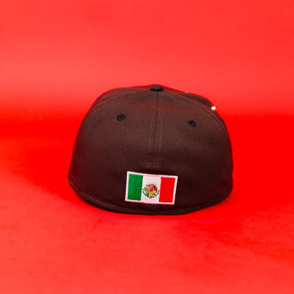 NEW ERA EXCLUSIVE 59FIFTY MOCHA/ BLACK MEXICO 2025 WORLD BASEBALL CLASSIC TWO TONE