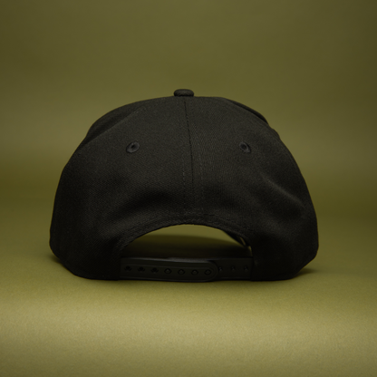NEW ERA 9FIFTY A-FRAME BLACK LOS ANGELES DODGERS SNAPBACK W/ 60TH ANNIVERSARYSIDE PATCH